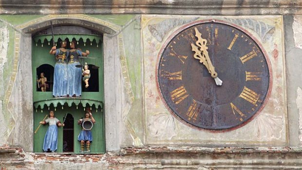 Sighisoara's clock tower.