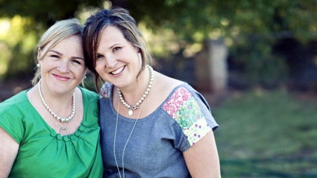 Sisters in business ... Lisa O'Keefe (left) and Stacey Clayton.
