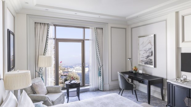 Elegant luxury: The rooms are lavish and comfortable. 