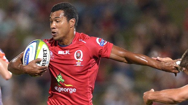 Queensland Reds flyer Aidan Toua.