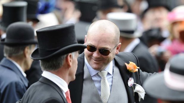 Black Caviar's trainer, Peter Moody after the win.