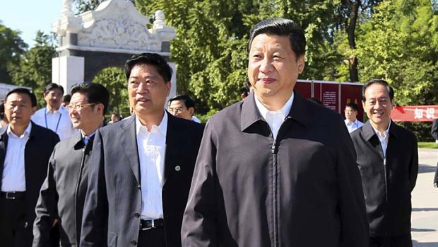 Rumours ... Xi Jinping's first appearance in two weeks.