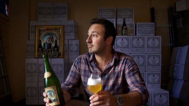 Brewer Costa Nikias traced his saison beer recipe to a village in northern France.