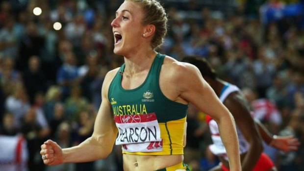 Excited: Pearson is delighted with defending her Commonwealth crown.
