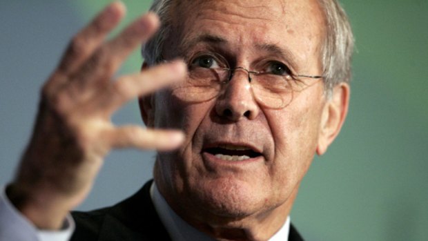 Donald Rumsfeld in 2006.