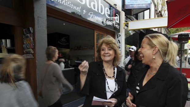 Rent-a-friend trend hits town ... Deborah Webber, left,  and Tasmin Sharp have signed up to act as platonic friends.