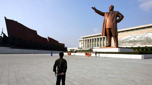 Critics of North Korean tours say officialdom shows only what it wants you to see - such as Mansudae Grand Monument's giant Kim Il Sung statue in Pyongyang.