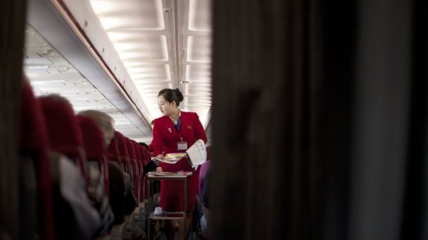 Air Koryo only offers one dish on board, and no one is quite sure what it is.