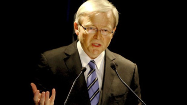 "Speaking in Ruddles" ... Prime Minister Kevin Rudd was cited as an Australian example of someone speaking in bureaucratic jargon.