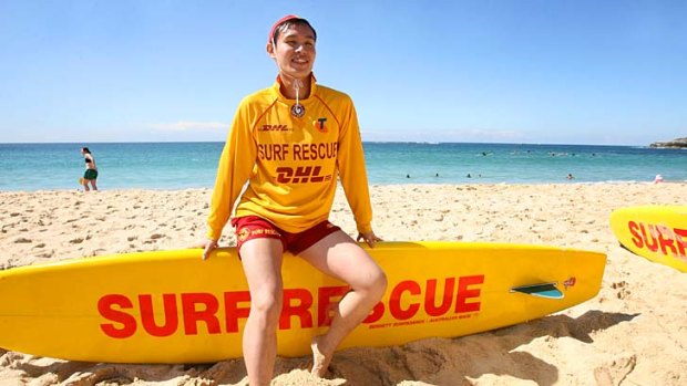 New recruit &#8230; Jack Yip, who grew up in Hong Kong, is a volunteer lifesaver at Coogee.