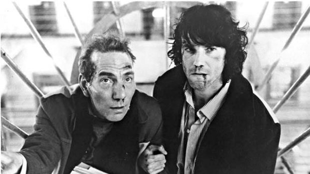 A scene from In The Name of the Fathre. Daniel Day-Lewis, right, played Conlon.