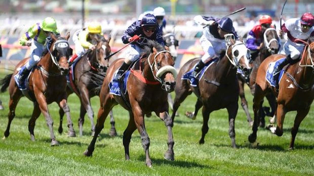 Zoustar wins the Coolmore Stud Stakes.