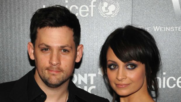 Married ... Nicole Richie and Joel Madden.