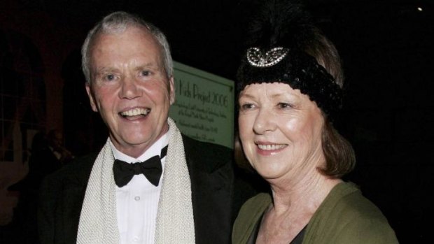 Dr Antony Kidman and his wife Janelle at a fundraiser at Luna Park in 2006.