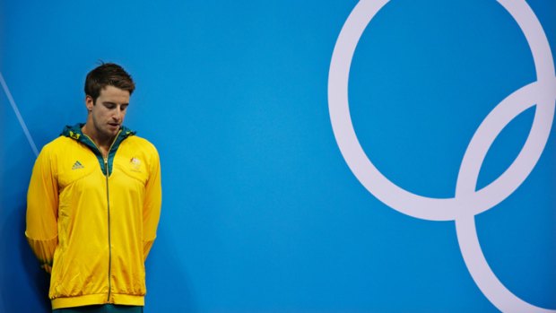 Swimmer James Magnussen at the 2012 London Olympics.