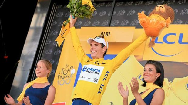 Daryl Impey of South Africa will wear the yellow jersey for Orica-GreenEDGE as the Tour heads to the mountains.