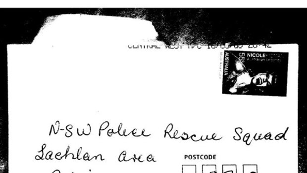 Police want to know who wrote this letter.
