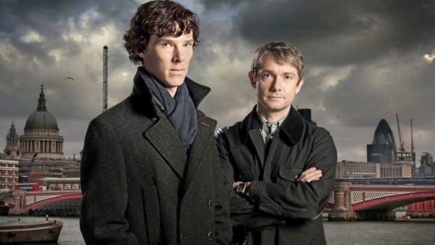 Phenomenon ... The success of <i>Sherlock</i> (Benedict Cumberbatch) and Dr Watson (Martin Freeman) has revived interest in Sir Arthur Conan Doyle's famous detective.