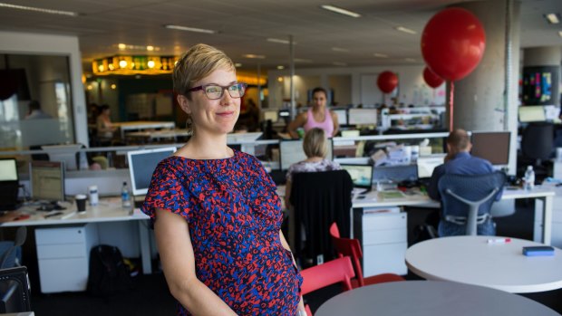 Sophia Parish, who works for Vodafone, says the new working hours for mums offers more flexibility.