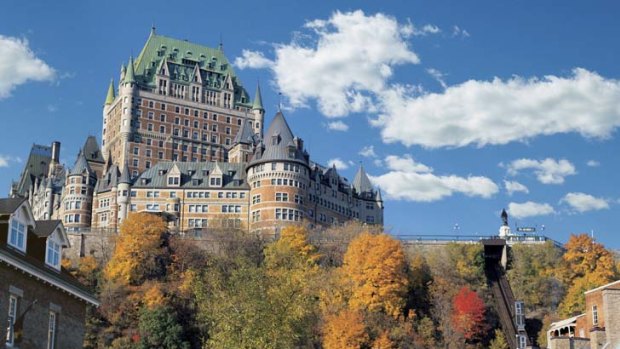 The world's most photographed hotel ... Fairmont Le Chateau Frontenac.