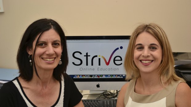 Sharon Branicki and Hayley Traub are helping students through their online tutoring service.