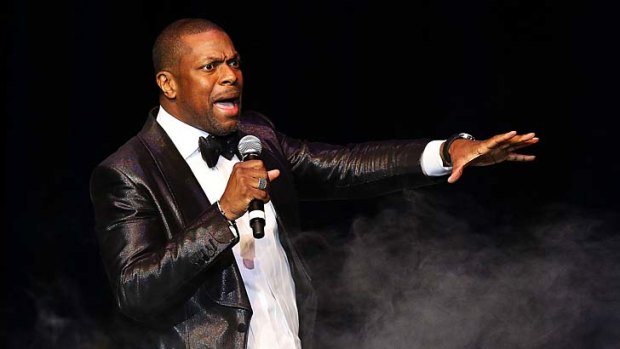 Hearty refund: Chris Tucker is happy to laugh about his tax woes. ''I enjoy talking about it. &#8230; It connects me to people.''
