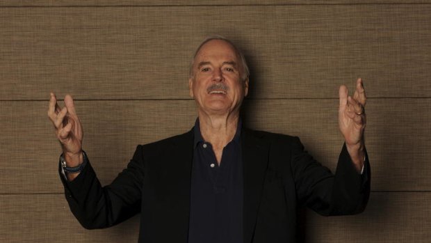 John Cleese on his <i>Alimnony</i> tour.