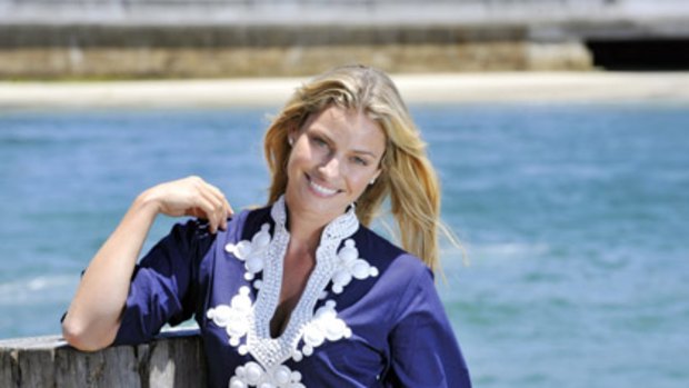 Kristy Hinze... wants to save the Coral Sea.