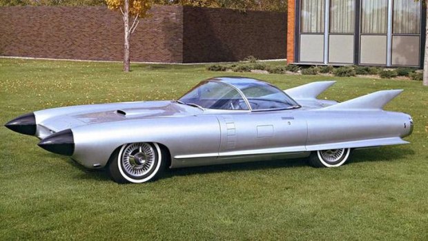 The 1959 Cadillac Cyclone concept car is pictured in this undated handout photo.