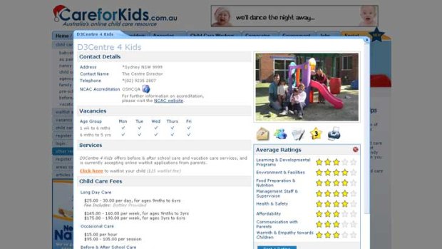 Online childcare directory Care for Kids.