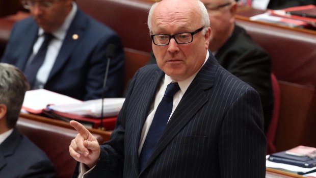 Attorney-General George Brandis introduced a new regulation to raise the fees during the winter break.