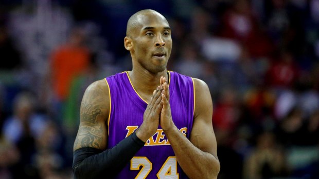 Retiring: LA Lakers star guard Kobe Bryant.