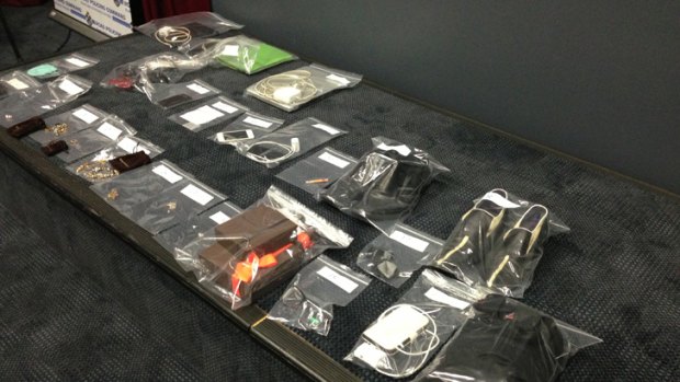 Items seized as part of the Taskforce Maxima’s ‘Criminal Economy Unit’ investigations into two allegedly fraudulent schemes, one of which targeted M6 Securities.