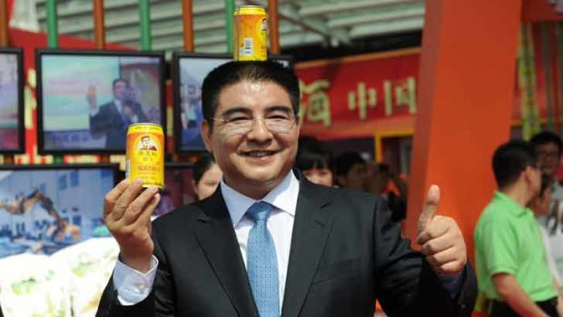 Chinese billionaire philanthropist Chen Guangbiao, whose previous media stunts include bottling clean air and selling it to highlight China's pollution problems.