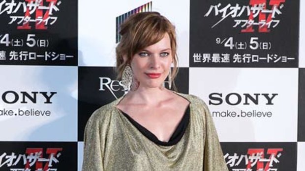 Endurance test ... Milla Jovovich dieted for a year to regain her pre-baby figure.