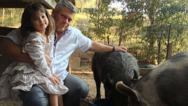 Jerome Dalton and his family are keen to keep two pigs, Borat and Black Beauty, on their farm. But Council says 2.7 hectares isn't big enough.