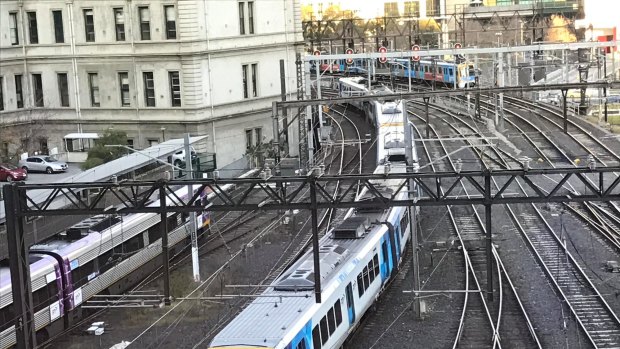 Metro copped grief after its trains were stopped due to a computer fault. 