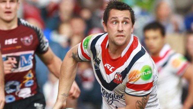 Roosters halfback Mitchell Pearce.