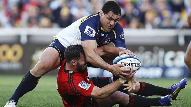 Shining light: George Smith impressed for the Brumbies.