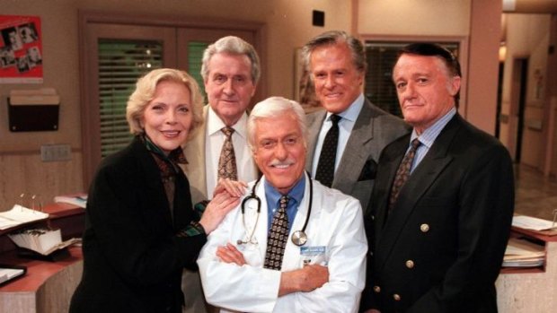 Patrick Macnee as a guest start on <i>Diagnosis Murder</i>.