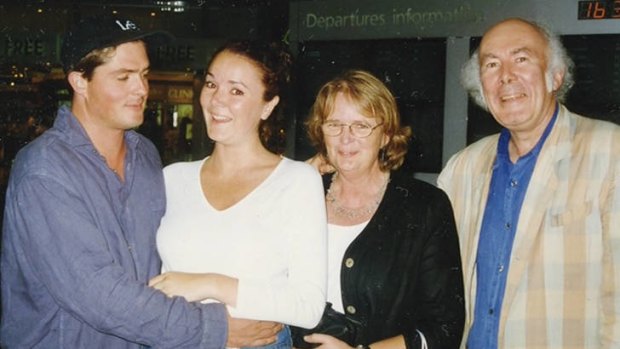 Luke, Chloe, Romy and Nick Waterlow in 1997.