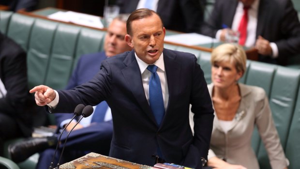 Tony Abbott, whose Direct Action plan isn't finding favour with voters.