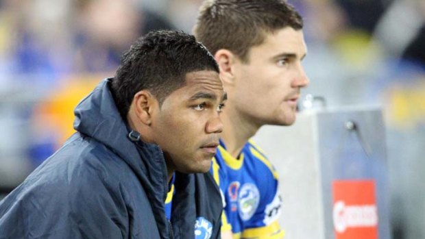 Unsettled Eel &#8230; Chris Sandow is yet to feel at home at his new club.