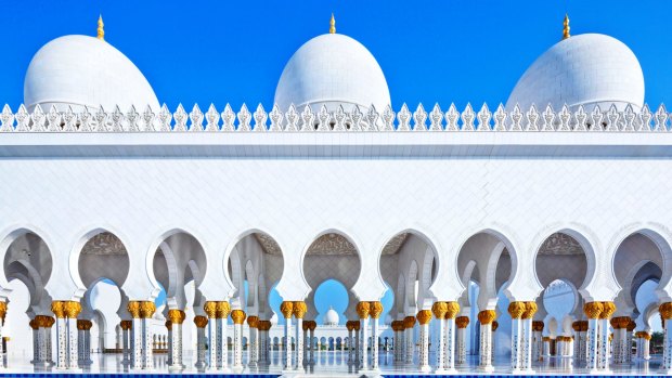 The Sheikh Zayed Grand Mosque is the third largest mosque in the world. 
