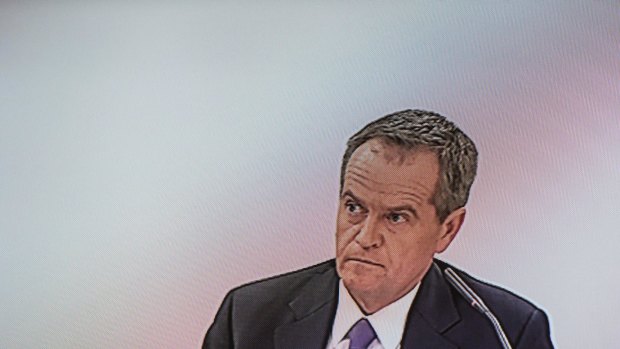 Bill Shorten appears before the trade union royal commission in July.