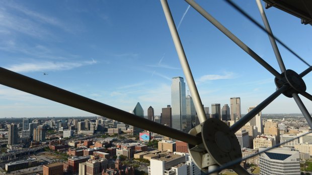 The view from  Reunion Tower.
