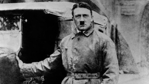 The real deal ... Nazi party's leader Adolf Hitler at Landsberg prison in 1924.