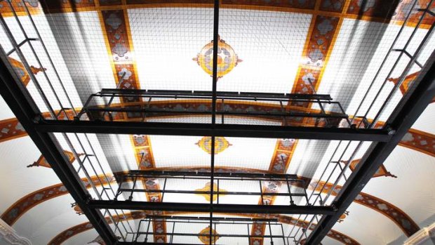Sky high: the restored ceiling of the former Burton Street Tabernacle.