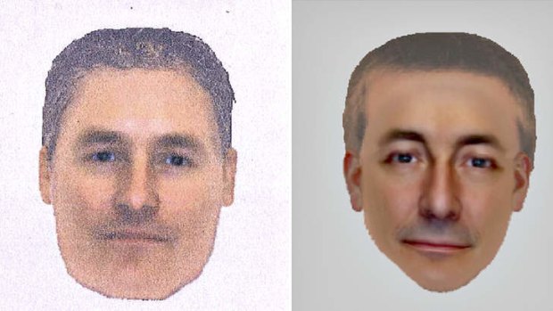 A combination photo shows two e-fit images released by the Metropolitan Police of a man they want to identify and trace in connection with their investigation into the disappearance of Madeleine McCann.