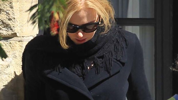 Nicole Kidman arrives in Sydney.